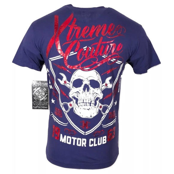 XTREME COUTURE by AFFLICTION T-Shirt MOTOR CLUB - Picture 2 of 8